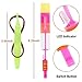 lpvoqpth 64 PCS Glow Flying Toys Sets(32 Slingshot+32 LED copters) Birthday Gifts Party Favors Glow in The Dark Party Supplies Summer Outdoor Game for Kids