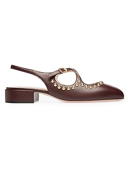 Amazon.com: Bally, Blariska 30MM Studded Leather Slingback Amazon.com: Bally, Blariska 30MM Studded Leather Slingback