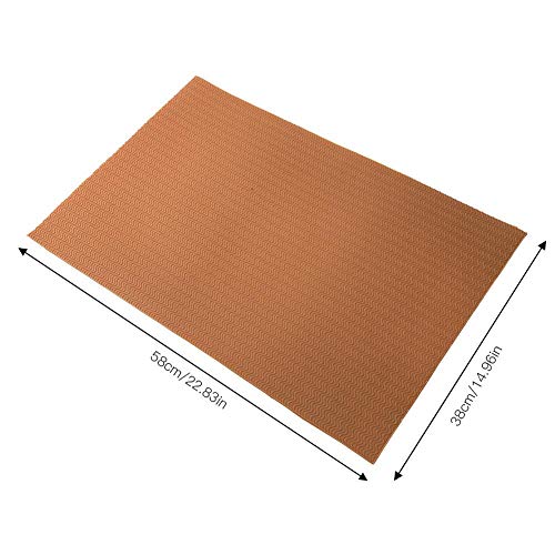 Shoes Sole Repair Rubber Soiling Sheet Shoes Bottom Repairing Material Sheet Rubber Sole Pad Wear-Resistant Pad Sheet for Shoes Repairing(Brown)