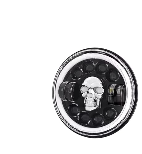 Phare LED 7 pouces à halo lumineux puissant pour sécuriser vos trajets en Jeep et moto