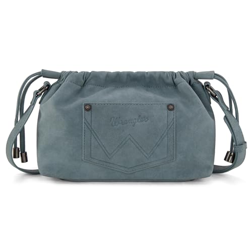 Image of Wrangler Purse for Women Small Crossbody Bags Cute Cross Body Bag with Drawstring