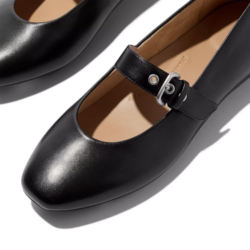 FitFlop Women's Delicato Soft Leather Mary Janes Ballet Flat3