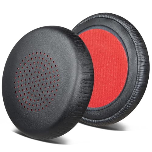 SOULWIT Repuestos de almohadillas para auriculares PrancyBt KH122M, almohadillas para auriculares Soothielec KH53 con piel de proteína más suave y espuma de alta densidad - Negro miniatura 4