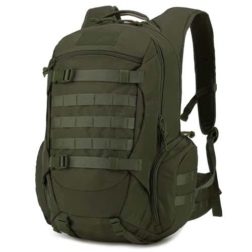 Mardingtop 35L Military Tactical Backpack Practical Rucksack for Men Outdoor Hiking Backpack Patrol MOLLE Army Backpack for Hiking, Camping, Traveling