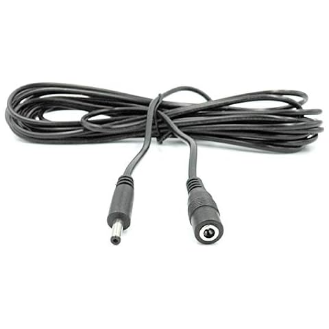 Foscam Power Extension Cable - 3 Metres (10ft) 12V Black - Compatible with FI9902P, G4P, G2EP, G4EP, FI9900P, FI9961EP, FI9928P IP Cameras and More Cover