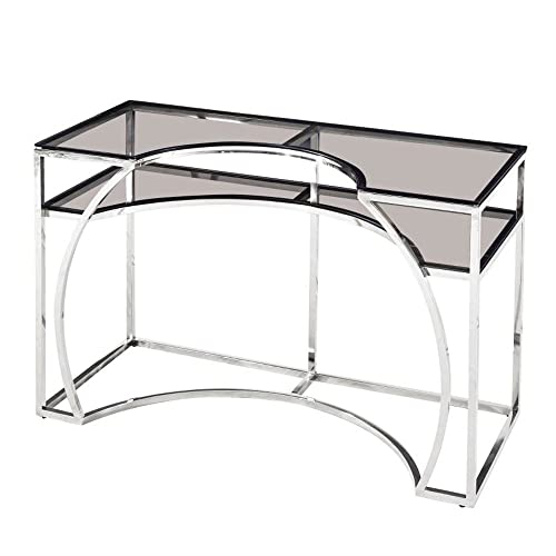 Console DKD Home Decor argento cristallo acciaio (120 x 50 x 75 cm)