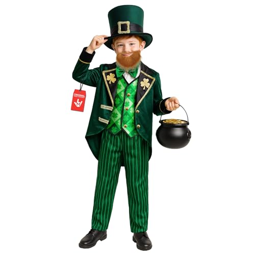 Morph Leprechaun Costume Kids Boy, Boys Leprechaun...
