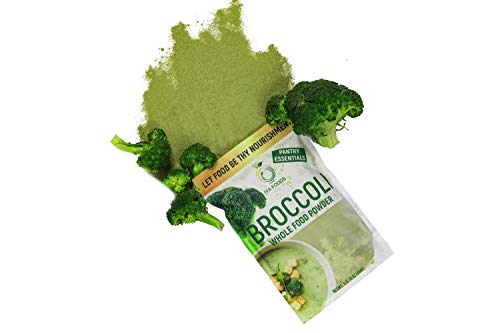 Iya Foods Broccoli Powder 1 lb. Whole Food Veggie, Free from Anything Artificial, Gluten Free, Non-GMO, Low Calories. Made 100% from Broccoli Florets