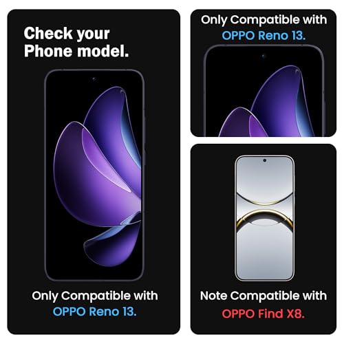 Image of ArmourPro Military Grade Gorilla Tempered Glass Screen Protector Compatible for Oppo Reno 13 with Edge-To-Edge Protector Coverage, Cable Protector and Easy Installation kit (6.59 Inch)