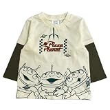 [タキヒョー] ディズニー Ｔシャツ キッズ 男の子 長袖 ロンＴ ミッキーマウス ドナルドダック ベイマックス エイリアン ベビー XYZ(Cオフ 80cm)