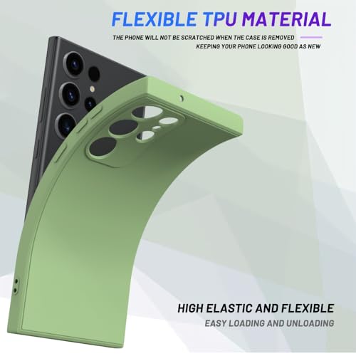 Image of for Samsung Galaxy S24 Ultra Case Green, Scratch Resistant with Soft Touch, Slim Thin Phone Cover for Samsung Galaxy S24 Ultra