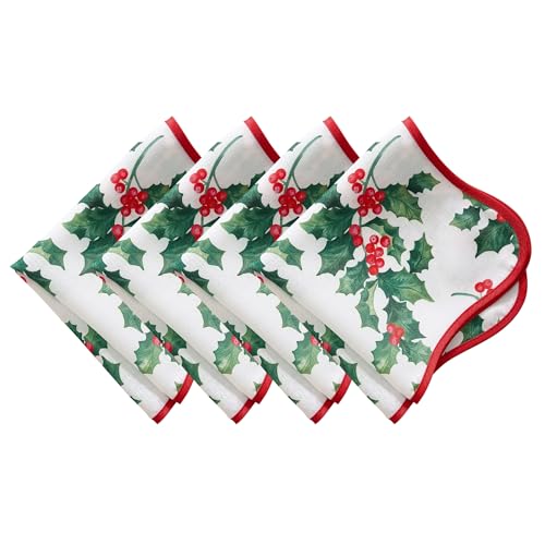 Servilletas de tela vintage Elrene 17 x17 pulgadas pack x4 miniatura 1