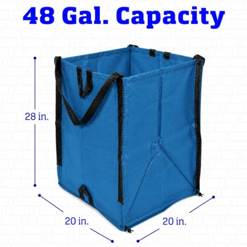 Image of DURASACK Heavy Duty Home and Yard Bags, Ocean Blue