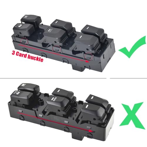 Interrupteur vitre Tucson double broche commande electrique fenetre robuste 93571-2S910 - 4