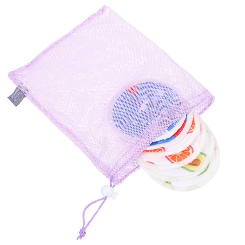 Toddmomy Coussinets D'allaitement Design Anti-fuite Réutilisables en Polyester-coton et Rainure pour Allaitement Confortable et Post-accouchement