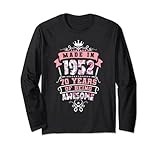Photo Gallery 70° compleanno floreale vintage made in 1952 tees 70 anni maglia a manica Photo Gallery 70° compleanno floreale vintage made in 1952 tees 70 anni maglia a manica