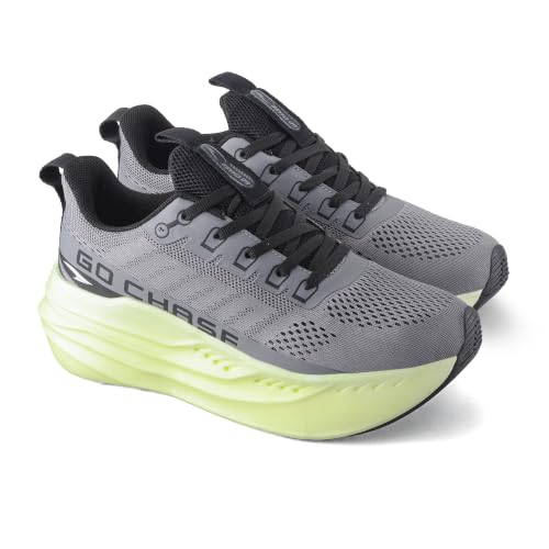 Image of ASIAN Aerofoam-01 Men's Running Shoes with Breathable Mesh Upper | Energy Return Sole, Lace-Up Fit & Lightweight Comfort
