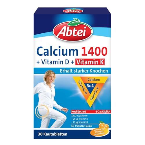 Abtei Calcium 1400 Plus D& KOsteo Vital, 132 g Abtei Calcium 1400 Plus D& KOsteo Vital, 132 g