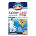 Produktbild Abtei Calcium 1400 + D + K - hochdosiert - Mit Vitamin D und Vitamin K - Zum Erhalt gesunder Knochen und Muskelfuktion - Orangengeschmack, 30 Kautabletten