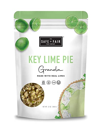 Image of The Safe + Fair Food Company Key Lime Pie Granola -Gluten Free Snacks -12oz