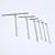6Pcs 8-150mm Telescopic Adjustable Inner Diameter Hole Measuring Gauge Tool Set