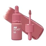 Peripera Ink the Velvet Lip Tint - High Pigment Color, Longwear, Weightless, Not Animal Tested, Gluten-Free, Paraben-Free (046 PINK MAUVE NUDE)