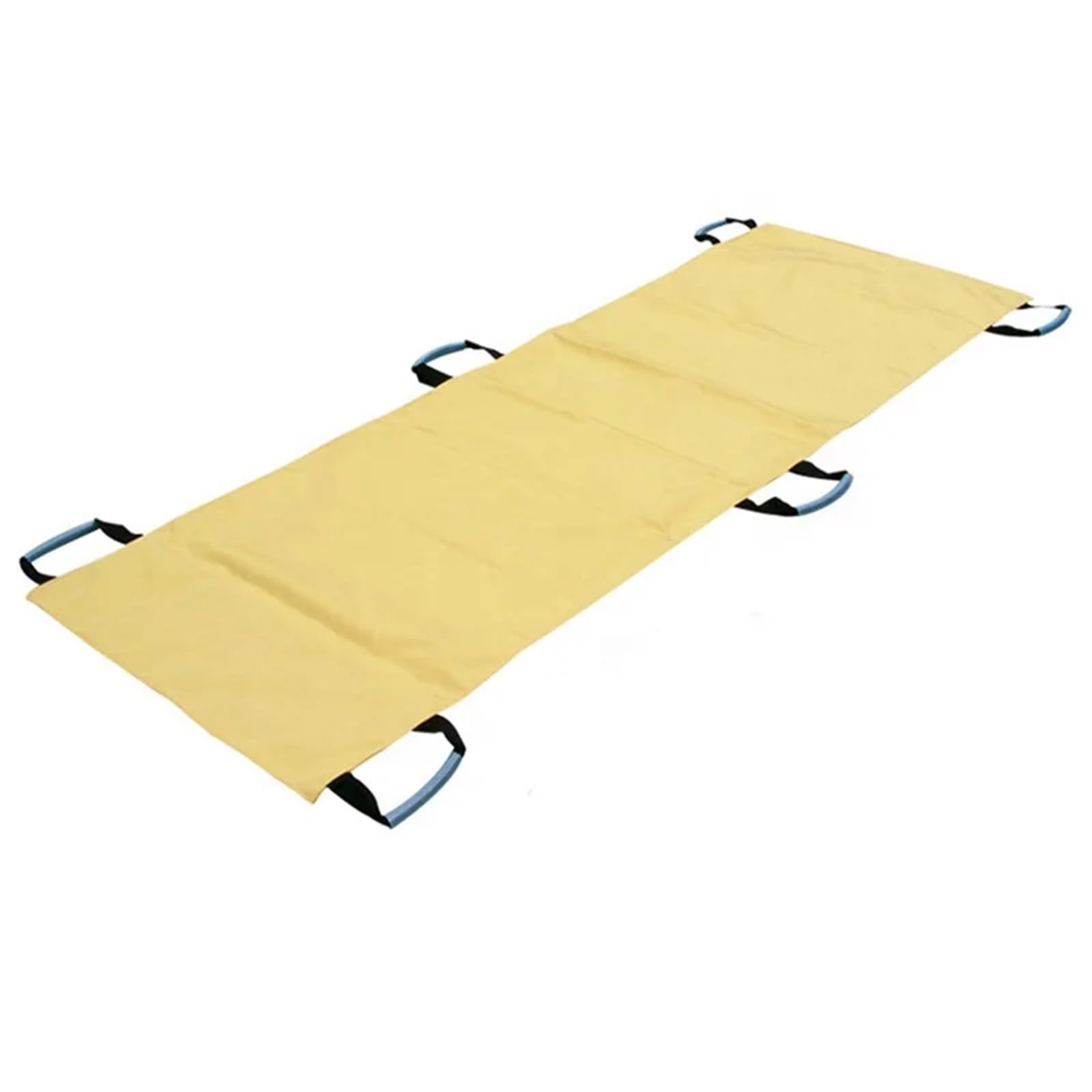 Brancard Souple Pliable Imperméable 1 drap de transport souple et imperméable for civière sauvetage transfert patient avec poignée pour sauvetage urgence hôpital ambulance sport(Yellow)