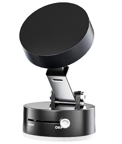 Casbomy Soporte magnético giratorio de 360° para teléfono móvil, espejo de vidrio al vacío, soporte portátil