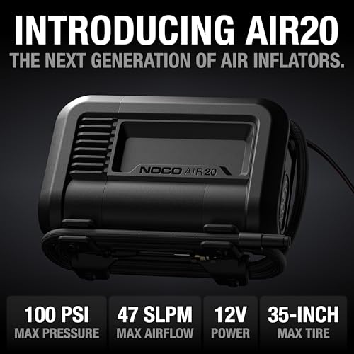 Noco AIR20 Ultrafast 20A Tire Inflator, 12V Portable Air Compressor Pump thumb #1