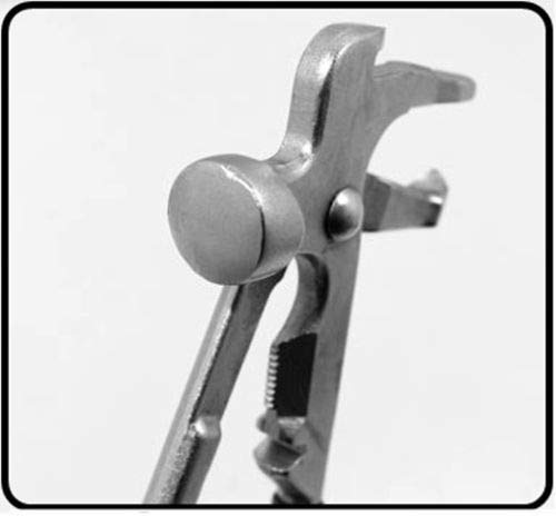G Pinza per Pesi CONTRAPPESI per Ruota Automobile 240 mm in Acciaio FORGIATO