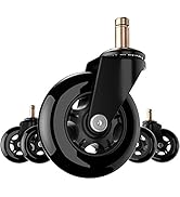 Ruedas Para Sillas De Oficina Juego De 5 Resistentes Y Se | Envío Gratis