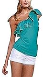  Melrose Volant Shirt Türkis Gr. 40