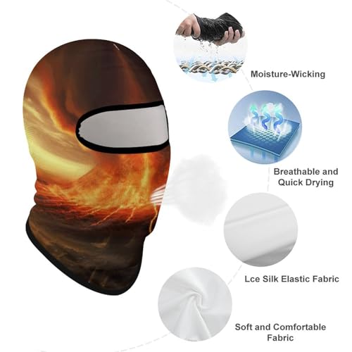 Balaclava para Hombres, Máscara de Esquí Volcán, Cubreboca de Invierno para Ciclismo miniatura 3