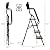 EdMaxwell 4 Step Ladder Step Stool 500 lb Capacity Folding Portable Ladder Steel Frame with Safety Side Handrails Non-Slip Wide Pedal Kitchen and Home Stepladder with Attachable Tool Bag Black