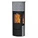 Produktbild Lotus LO-213 Prio M Kaminofen Schwarz/Speckstein/Seitenglas, Rauchabgang hinten/A
