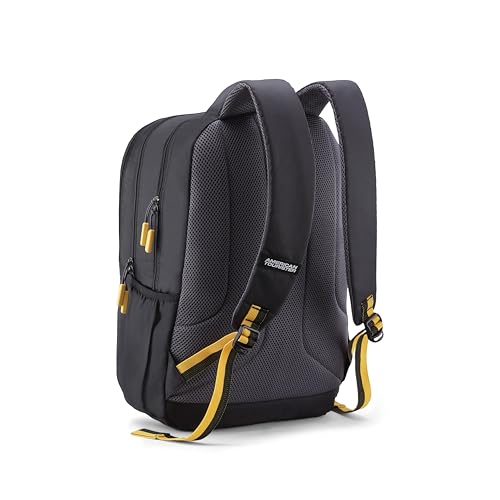 Image of American Tourister Nexa Style 03 | 32 L Backpack | 3 Compartments | School & College Bag for Men & Women | Black | 1 Yr Global Warranty