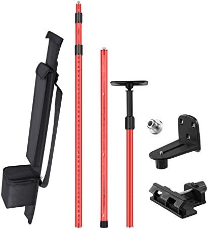 Telescoping Pole 4m, Firecore Laser Pole Telescopic, Laser Level Pole with Holder & Nylon Bag - FLP400A
