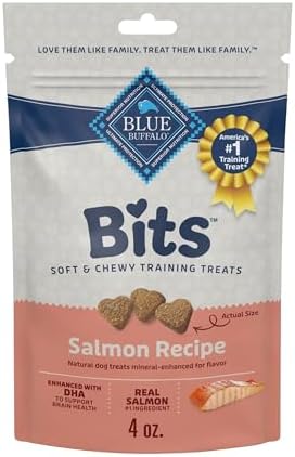 Blue Buffalo Bits Soft Dog Treats for Training, Made with Natural...