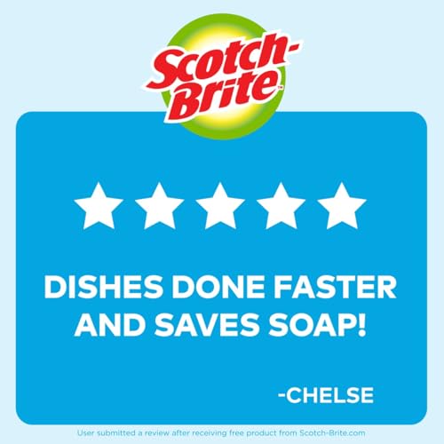 Image of Scotch-Brite Odor Resist Soap Control Dishwand Brush, 1 Cleaning Dish Wand Brush, Precise Soap Control, Leak-Free Guarantee, Safe on Dishes, Nonstick Cookware, Tubs (Pack of 4)