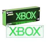 Xbox Lumière LED néon logo Officiellement licencié, Panneau lumineux autonome ou mural,...