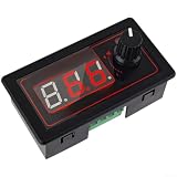 MoSundi Regolatore di velocità del motore CC 500W PWM 12A con encoder display digitale per motori 9-60V, nero