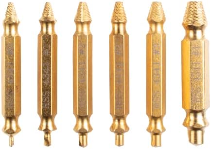 Stripped Screw Extractor Set - 6 Pieces 