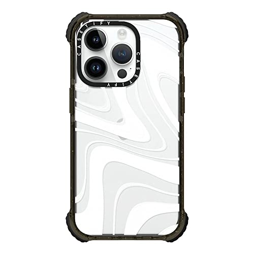 Coque iPhone 14 Pro CASETiFY antichoc rigide noir givré