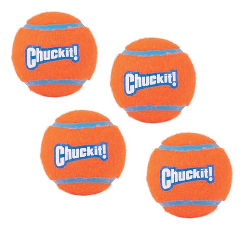 Chuckit Tennis Ball Jouet pour Chien 4 Pièces 6 cm Taille M