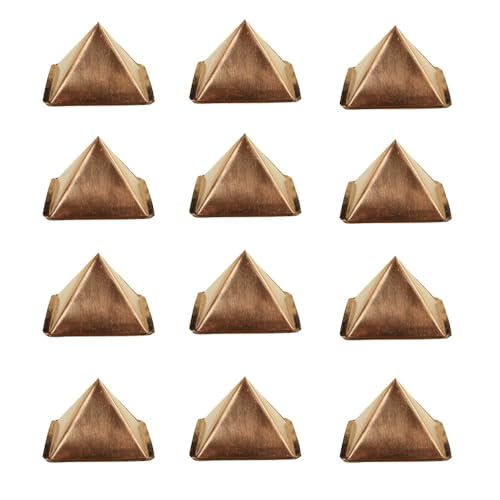 Image of Pure Copper Pyramid 2 inch inch for Positive Vastu Energy for Vibrations at Home, Office, Factory, Plot Powerful Positive Energy Remedies Health and Wealth | Pack of 12