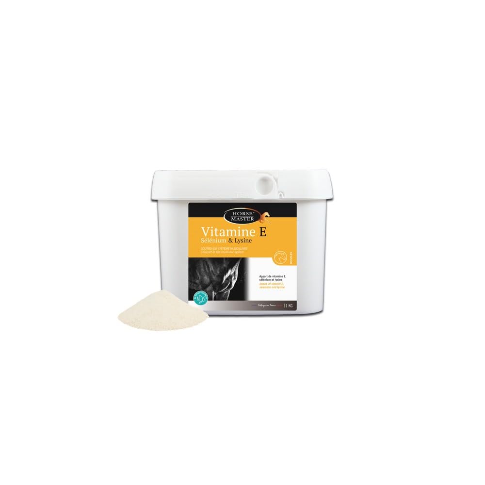 Vitamine E cheval + Sélénium + Lysine pour la protection et la récupération du système musculaire 1 kg