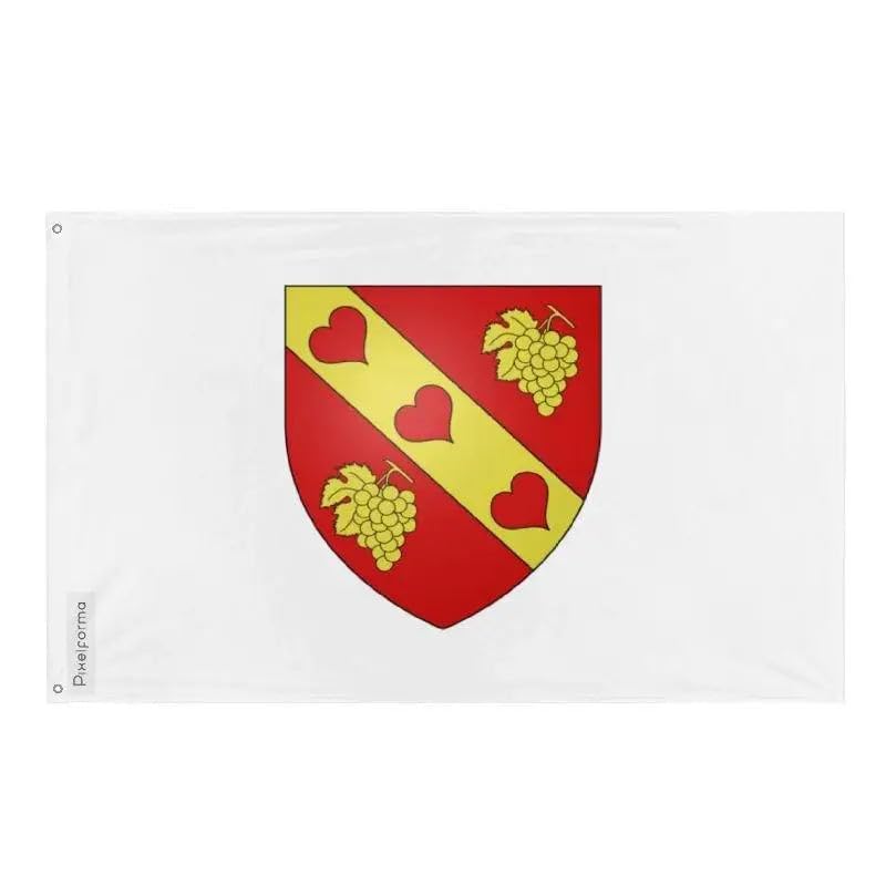 Drapeau Contrecœur Pixelforma en polyester résistant toutes tailles avec 10 œillets