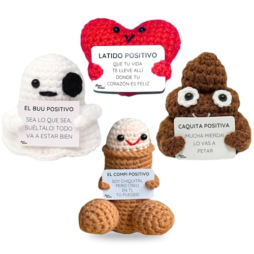 LOS BUEN ROLLITO® Regalo Original y Divertido Patata Positiva | Idea Graciosa, Cumpleaños Hombre Mujer Pareja Adolescente | Regalo Decoración Casa, Oficina (Pack Curiositos)