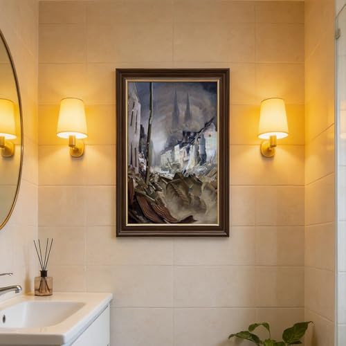 Toile ingénieurs Caen Orville Fisher 50x76 cadre inclus - 7