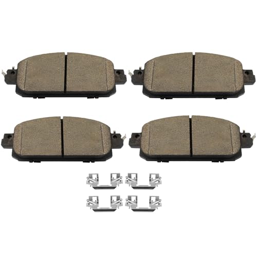 Image of SCITOO D2310-9545 Disc Brake Pads Sets Front Ceramic Brake Pads w /Hardware | 2021-2024 For Nissan For Kicks 1.6L,2020-2024 For Sentra 2.0L
